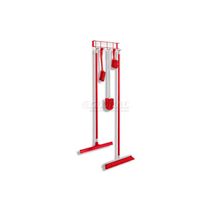 UTILITY/SANITATION HOOK RACK, RED, 17-1/4", 5 HOOKS by Horizon Mfg Enterprises, Inc UTILITY/SANITATION HOOK RACK, RED, 17-1/4", 5 HOOKS by Horizon Mfg Enterprises, Inc