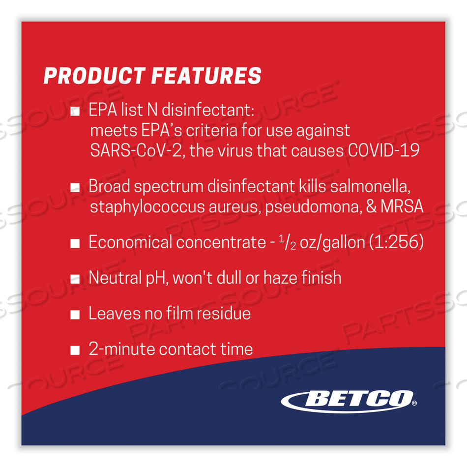 PH7Q DUAL NEUTRAL DISINFECTANT CLEANER, LEMON SCENT, 67.6 OZ BOTTLE by Betco Corporation PH7Q DUAL NEUTRAL DISINFECTANT CLEANER, LEMON SCENT, 67.6 OZ BOTTLE by Betco Corporation