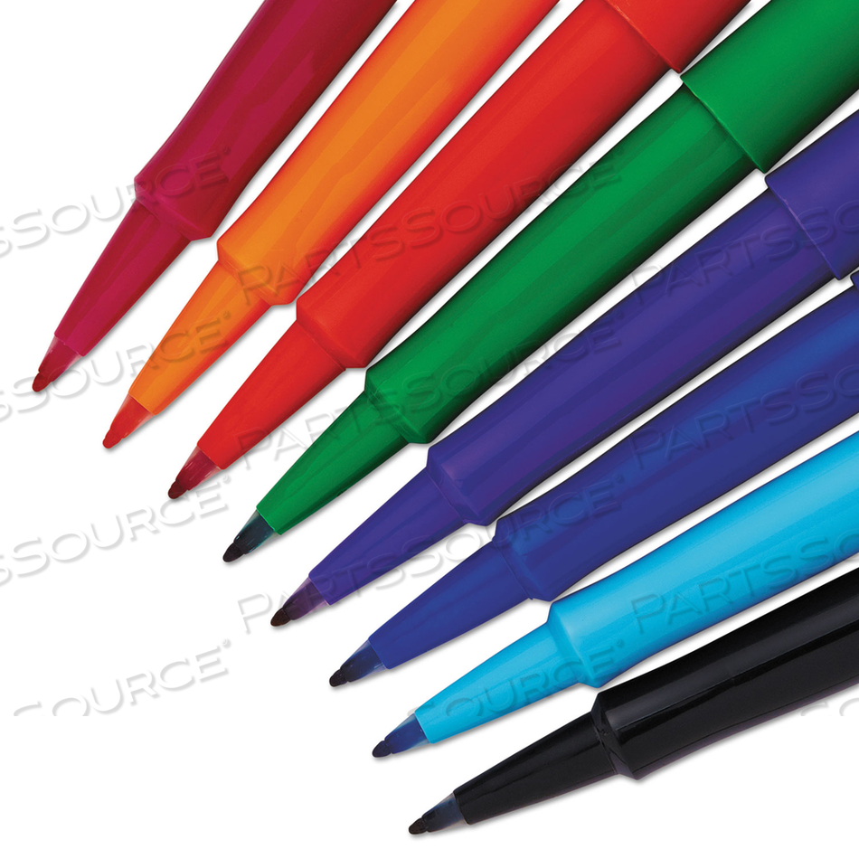 POINT GUARD FLAIR FELT TIP POROUS POINT PEN, STICK, BOLD 1.4 MM, ASSORTED INK AND BARREL COLORS by Paper Mate POINT GUARD FLAIR FELT TIP POROUS POINT PEN, STICK, BOLD 1.4 MM, ASSORTED INK AND BARREL COLORS by Paper Mate