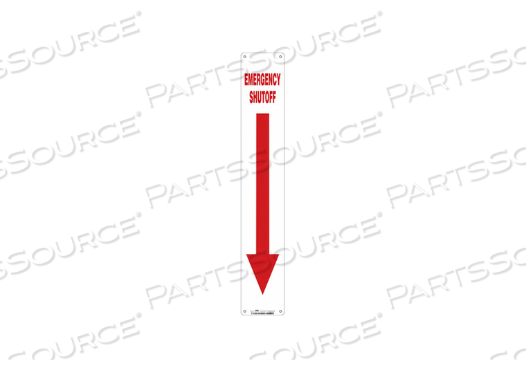 SAFETY SIGN 4 W 24 H 0.055 THICKNESS 