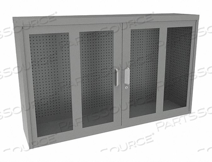 PEGBOARD WALL CABINET 37 H 60 W GRAY by Stanley Vidmar