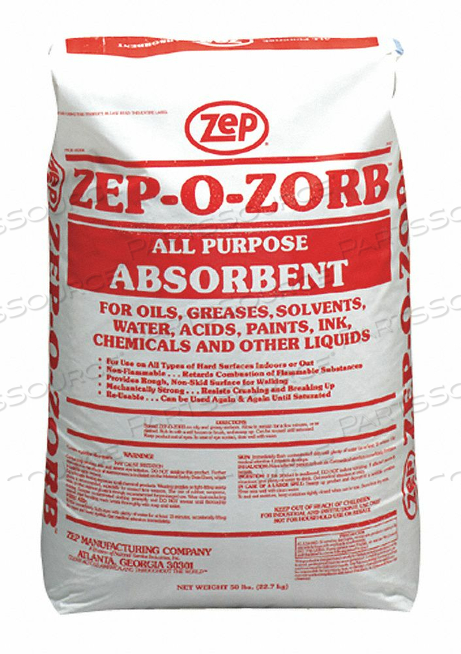 ZEP-O-ZORB ABSORBENT 50 LB. by Zep