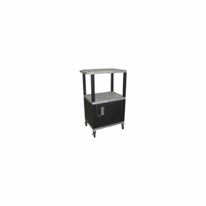 WT42C2 GRAY TUFFY GARAGE & SHOP UTILITY CART WITH CABINET 250 LB. CAP. by Luxor