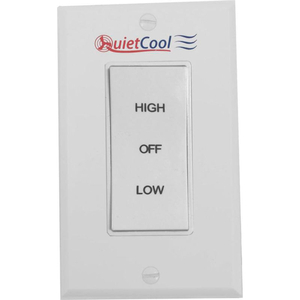 HI/LOW/OFF ROCKER SWITCH & PLATE by QuietCool