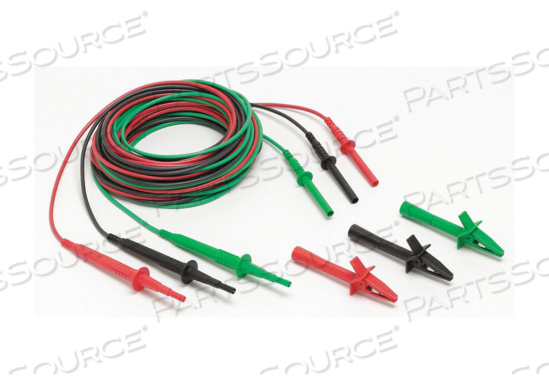 TEST LEAD KIT 8.6 FT L 20A 5KVAC by Fluke Electronics Corp (Industrial Div.)