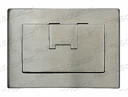RECTANGULAR FLOOR BOX CVR 1-GANG SS by Carlon