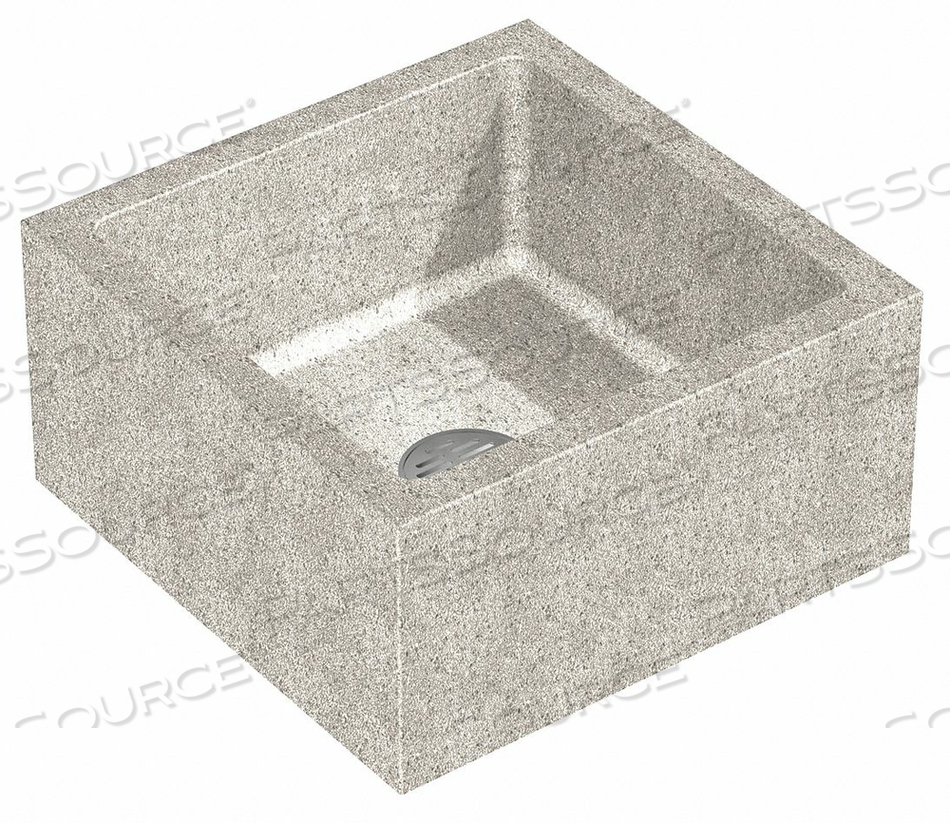 MOP SINK MARBLE WITHOUT FAUCET FLOOR by Terrazzo-Ware MOP SINK MARBLE WITHOUT FAUCET FLOOR by Terrazzo-Ware