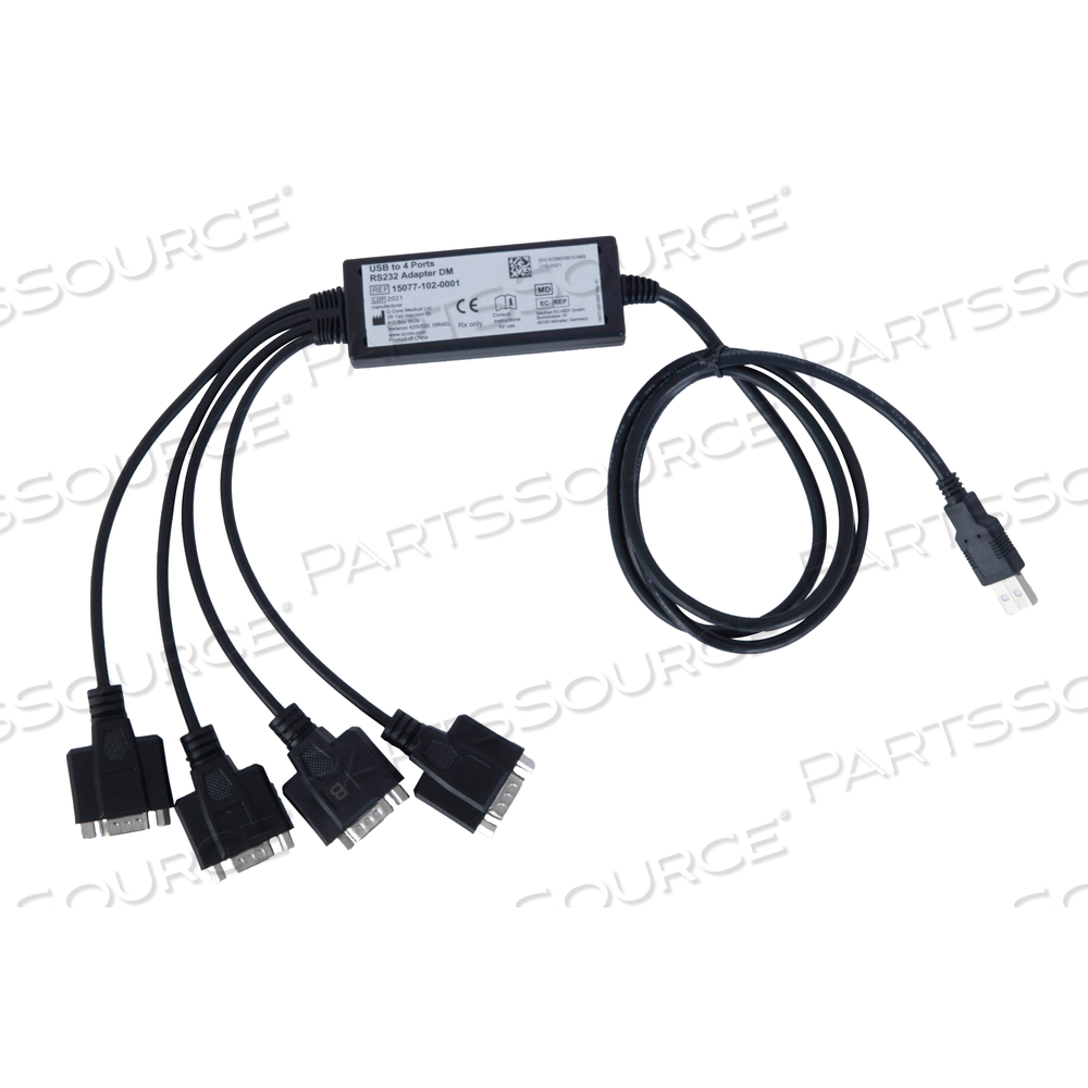 ADAPTER, RS232 TO USB 4 PORT, SAPPHIRE™, FOR SAPPHIRE™ INFUSION PUMP by Eitan Medical North America, Inc.