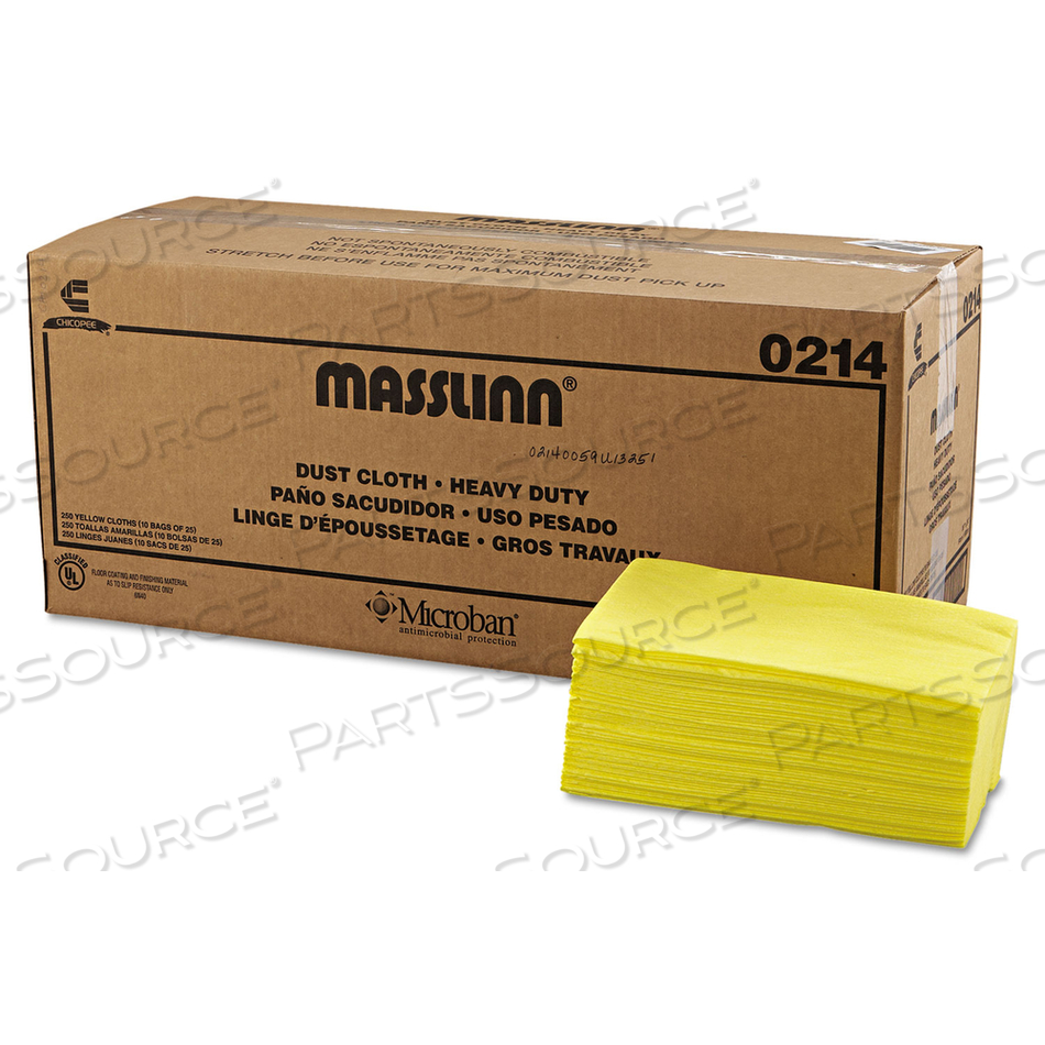 MASSLINN DUST CLOTHS, 24 X 40, YELLOW by Chix MASSLINN DUST CLOTHS, 24 X 40, YELLOW by Chix