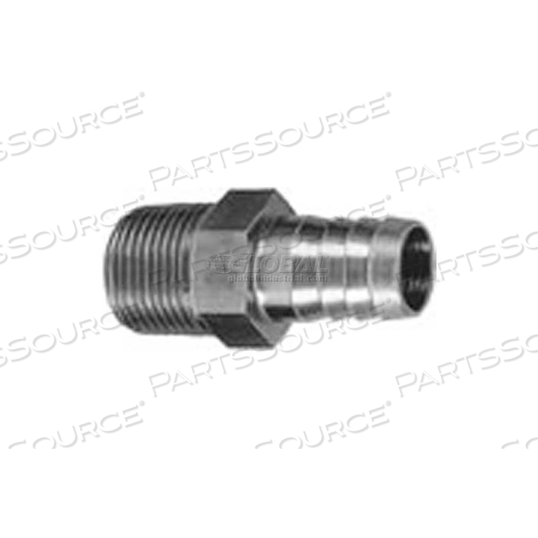 SUCTION HOSE BARBED ADAPTER, BCA20180, 1-1/4" MALE NPT X 1-1/4" HOSE BARB - MIN QTY 4 by Buyers Products