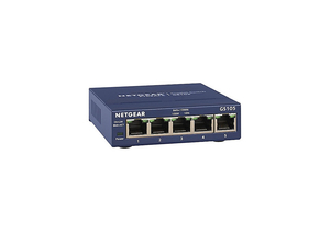 ETHERNET UNMANAGED SWITCH, 5 X 1000 BASE-T RJ-45, MEETS IEEE, 6.2 IN X 1 IN X 4.1 IN, 1.1 LB by Extron Electronics