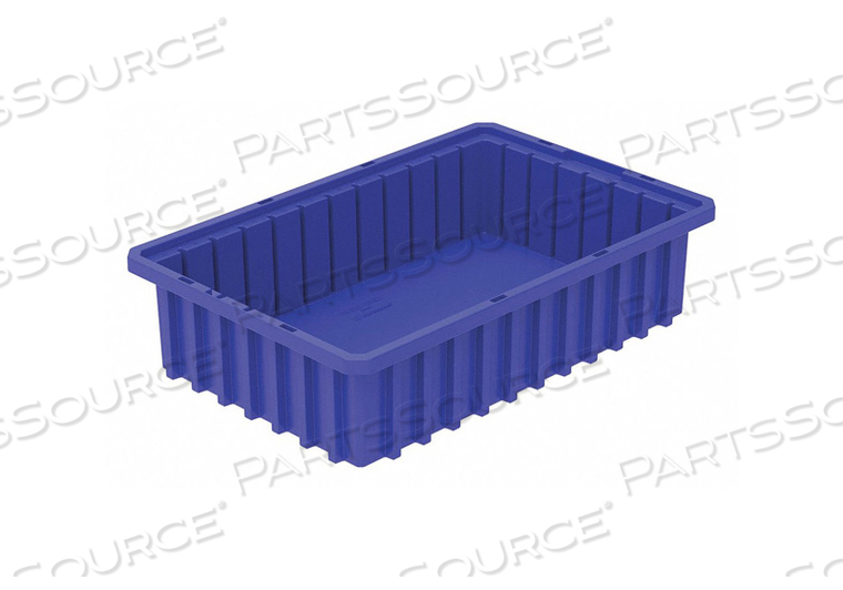 F8505 DIVIDER BOX 16-1/2 X 10-7/8 X 4 IN BLUE by Akro-Mils / Myers Industries, Inc