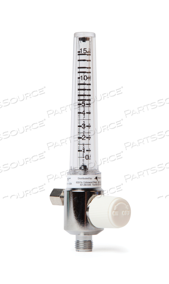 FLOWMETER, 0-15 LPM WHITE 50 PSI by Maxtec