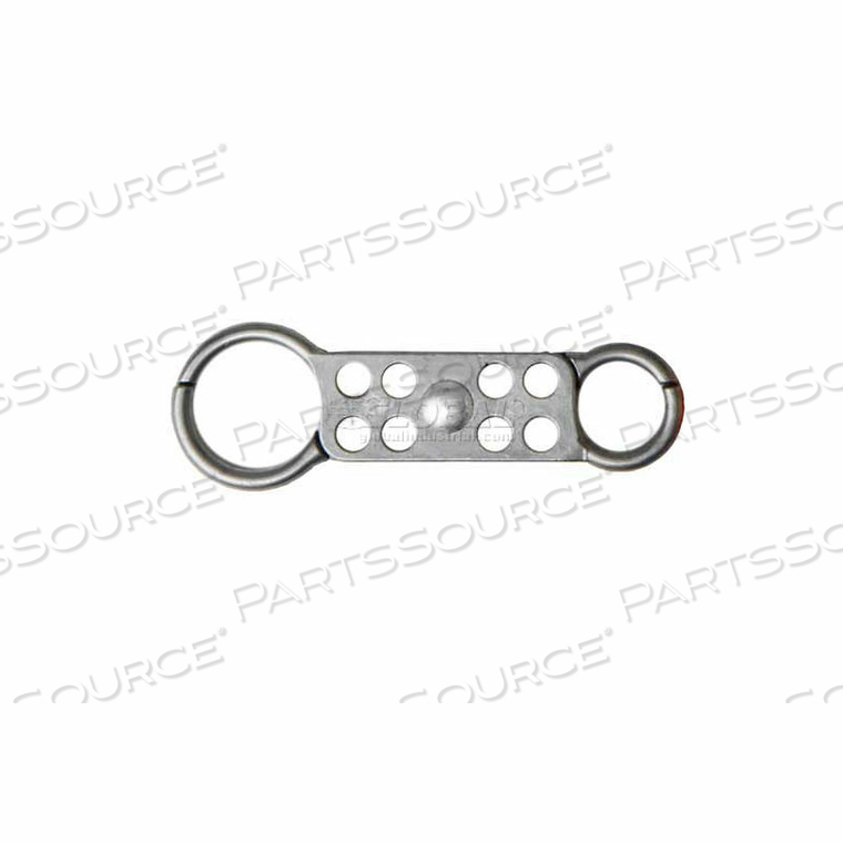 LOCKOUT TAGOUT HASP, DOUBLE SIDED, 1" & 1-1/2" OPENING, GRAY by Horizon Mfg Enterprises, Inc