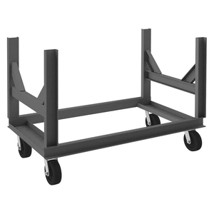 CRADLE-STYLE BAR & PIPE TRUCK, 4,000 LB LOAD CAPACITY, 20 IN DECK HT, (4) SWIVEL by Approved Vendor CRADLE-STYLE BAR & PIPE TRUCK, 4,000 LB LOAD CAPACITY, 20 IN DECK HT, (4) SWIVEL by Approved Vendor
