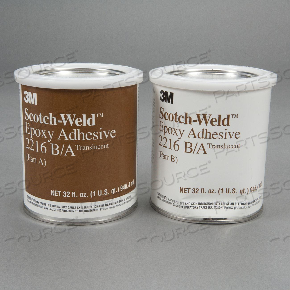 21200-20854 3M-WELD EPOXY ADHESIVE 2216 TRANSLUCENT PART B/A,1 QUART KIT by 3M Consumer