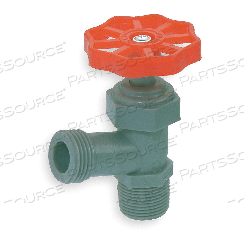 BOILER DRAIN VALVE, ACETAL, MIP, MGHT, 80 PSI MAX. PRESSURE, WHEEL by Approved Vendor BOILER DRAIN VALVE, ACETAL, MIP, MGHT, 80 PSI MAX. PRESSURE, WHEEL by Approved Vendor