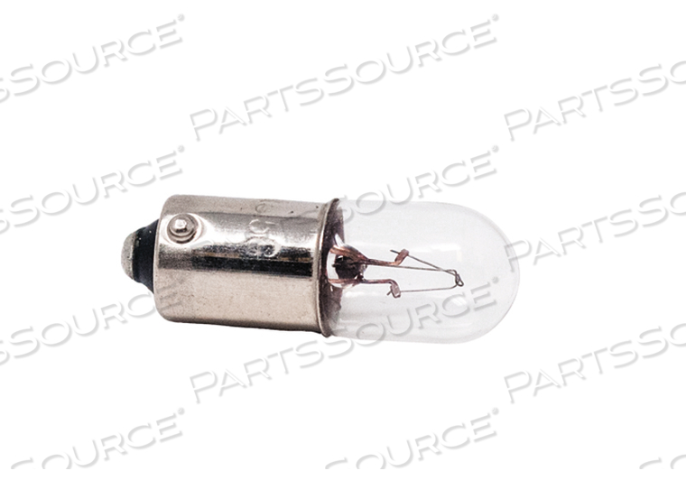 INCANDESCENT BULB, 2.8 W, MINIATURE BAYONET, BA9S BASE, T3-1/4, 14 V, 3000 HR AVERAGE LIFE, 0.2 A by Crest Healthcare