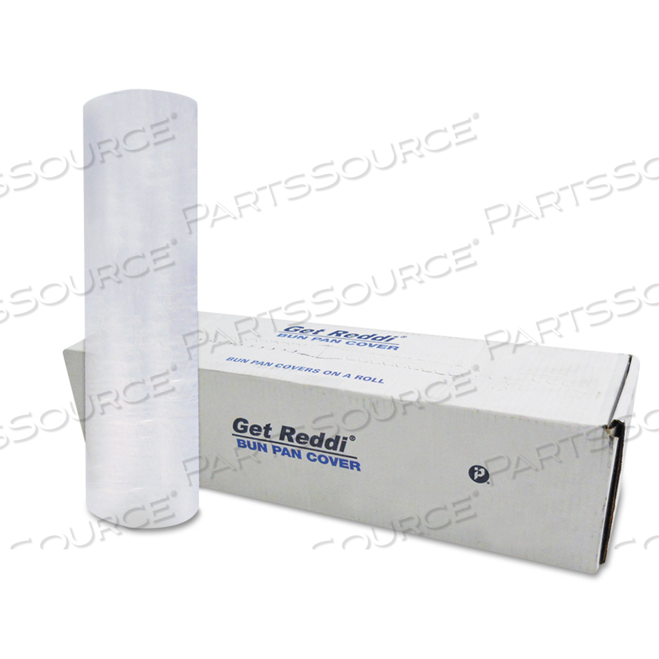 POLY BUN PAN COVER LID, 21 X 35, 19 MICRON, CLEAR, PLASTIC by Inteplast Group POLY BUN PAN COVER LID, 21 X 35, 19 MICRON, CLEAR, PLASTIC by Inteplast Group