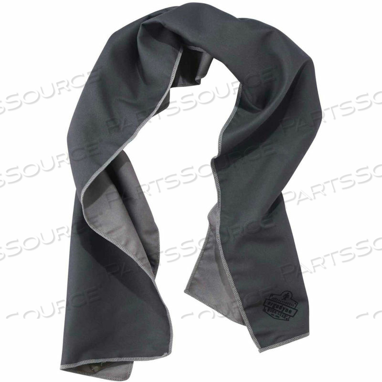 6602MF EVAPORATIVE MICROFIBER COOLING TOWEL, GREY by Ergodyne