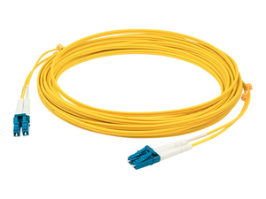 ADDON - PATCH CABLE - LC/UPC SINGLE-MODE (M) TO LC/UPC SINGLE-MODE (M) - 2 M - FIBER OPTIC - 9 / 125 MICRON - OS1 - RISER - YELLOW - TAA COMPLIANT by ADDON