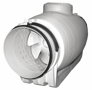 PLASTIC 10 D 10.4 H 22 W INLINE DUCT FAN by S&P USA Ventilation Systems