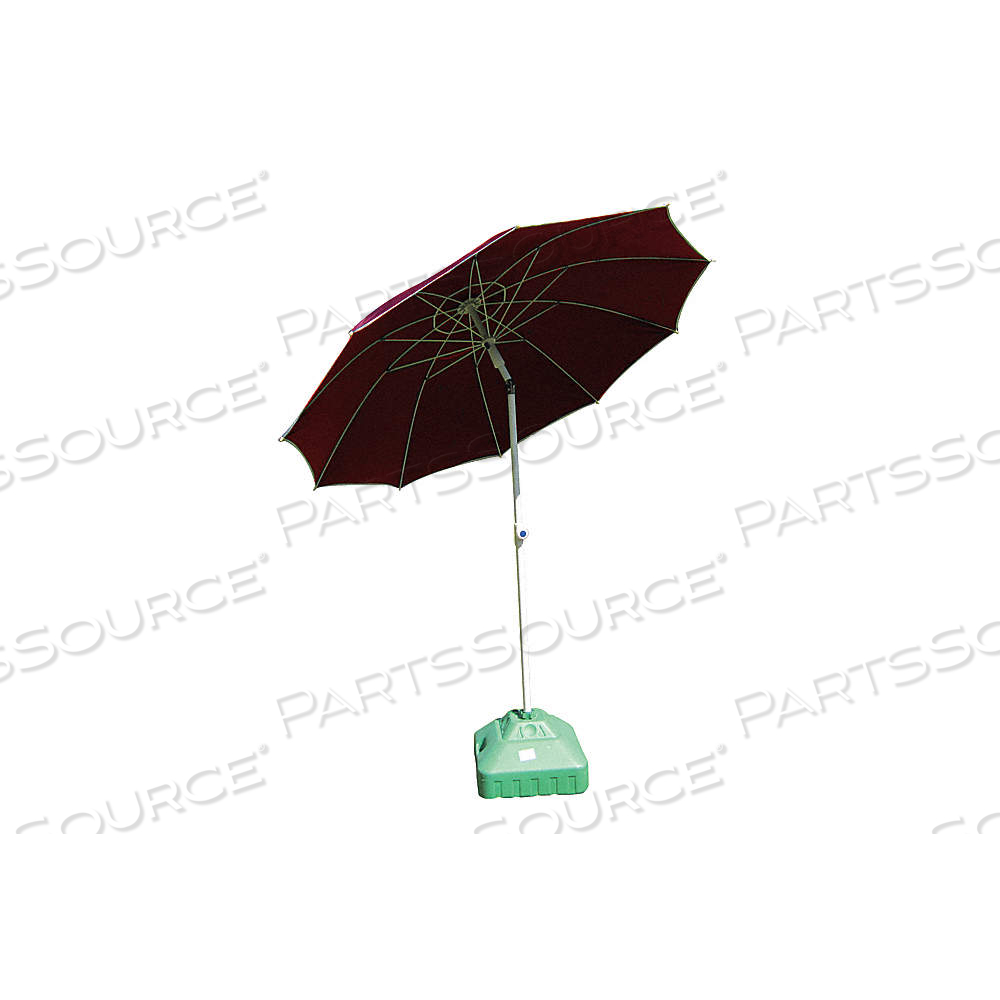 WELDING UMBRELLA 6.5 FT DIA 9 FT H RED 