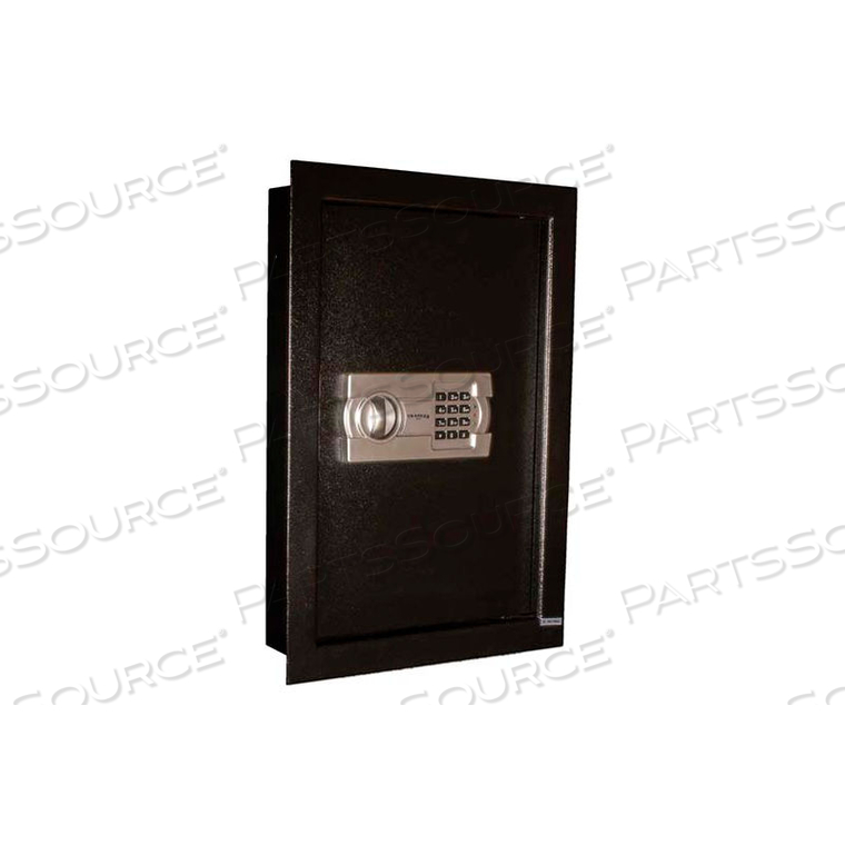 IN-WALL SAFE - ELECTRONIC LOCK - 13-7/8"W X 3-5/8"D X 20-3/4"H BLACK by Tracker Safe IN-WALL SAFE - ELECTRONIC LOCK - 13-7/8"W X 3-5/8"D X 20-3/4"H BLACK by Tracker Safe