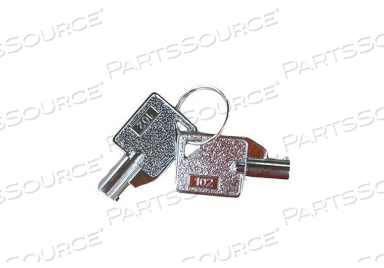 KEY, WALLCASE, 50-00XXX-XX SERIES, SET OF 2 
