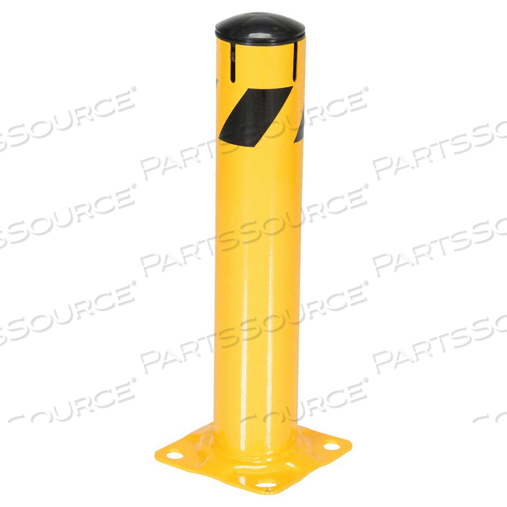 BOLLARD, BOLT-ON, 24 IN INSTALL HT, 4 1/2 IN DIA, CARBON STEEL, YELLOW by Approved Vendor BOLLARD, BOLT-ON, 24 IN INSTALL HT, 4 1/2 IN DIA, CARBON STEEL, YELLOW by Approved Vendor