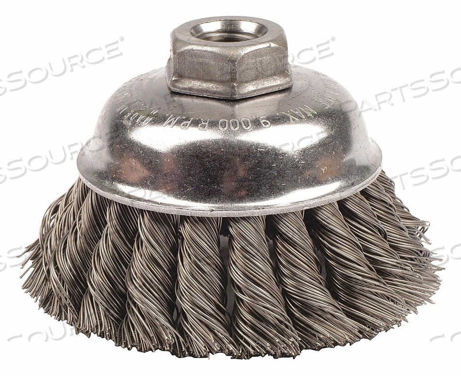 KNOT WIRE END BRUSH 3-1/2IN by Weiler