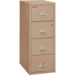 FIREPROOF 4 DRAWER VERTICAL SAFE-IN-FILE LEGAL 20-13/16"WX31-9/16"DX52-3/4"H TAUPE by Fire King FIREPROOF 4 DRAWER VERTICAL SAFE-IN-FILE LEGAL 20-13/16"WX31-9/16"DX52-3/4"H TAUPE by Fire King