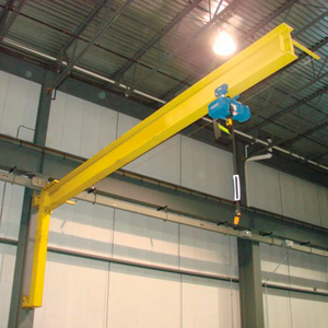 UNDER-BRACED WALL MOUNTED JIB CRANE 1000 LB. CAPACITY WITH 16' SPAN by Abell-Howe Company
