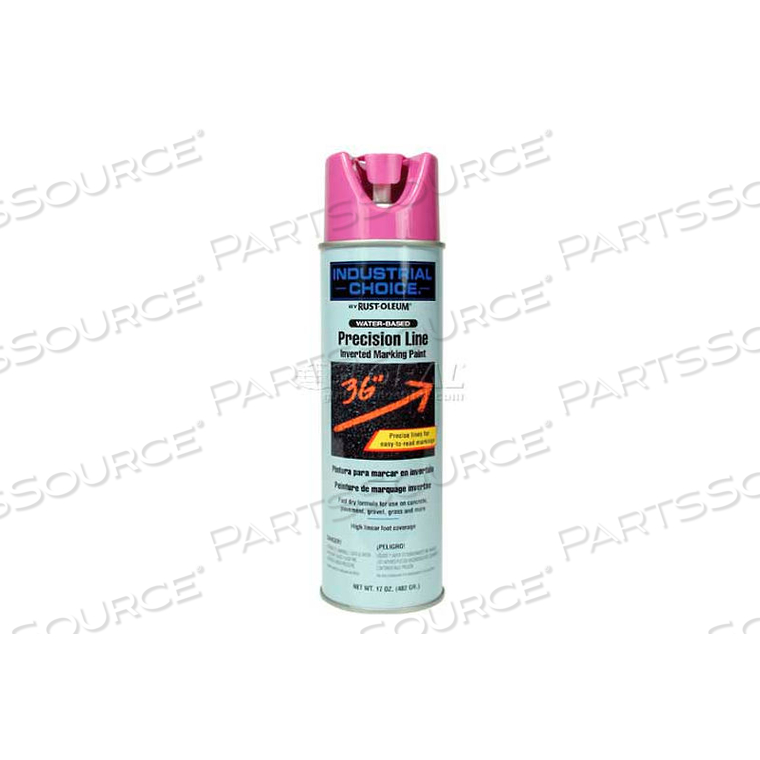 M1800 WATER-BASED PRECISION-LINE INVERTED MARKING PAINT AEROSOL, SAFETY PURPLE by Rust-Oleum M1800 WATER-BASED PRECISION-LINE INVERTED MARKING PAINT AEROSOL, SAFETY PURPLE by Rust-Oleum