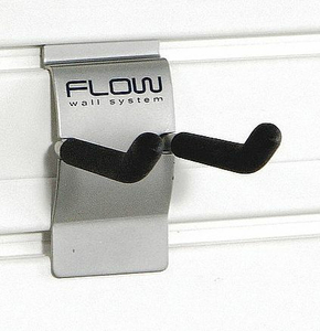 SMALL HOOK HANGING 50 LB. GRAY/BLACK PK6 by Flow Wall SMALL HOOK HANGING 50 LB. GRAY/BLACK PK6 by Flow Wall