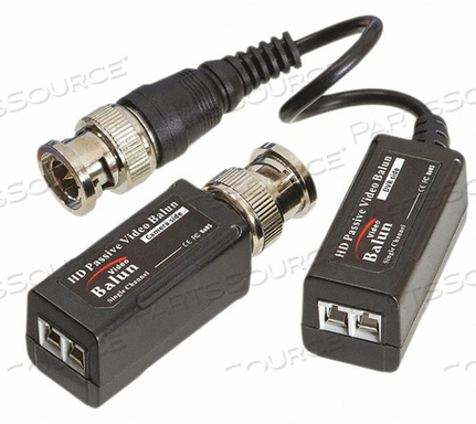 VIDEO BALUN 5MP BNC INTERFACE BLACK by Triplett