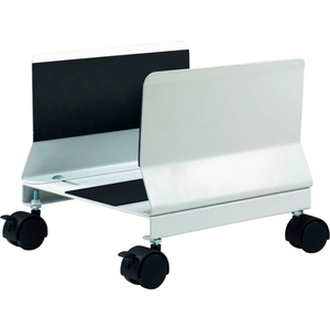 HEAVY DUTY MOBILE CPU STAND, PLATINUM by Aidata