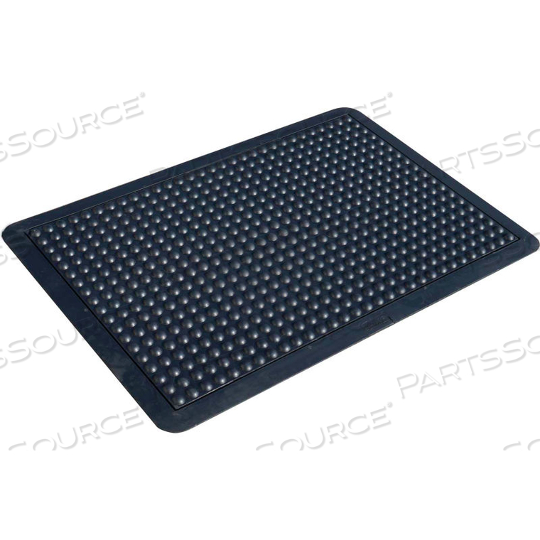 COMFORTDOME ESD ANTI FATIGUE MAT 1" THICK 3' X 4' BLACK by Transforming Technologies LLC