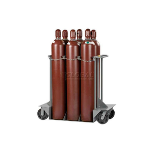 VERTICAL, 6 CYLINDER, GAS CYLINDER TRUCK, 24"W X 50"D X 48"H by Little Giant