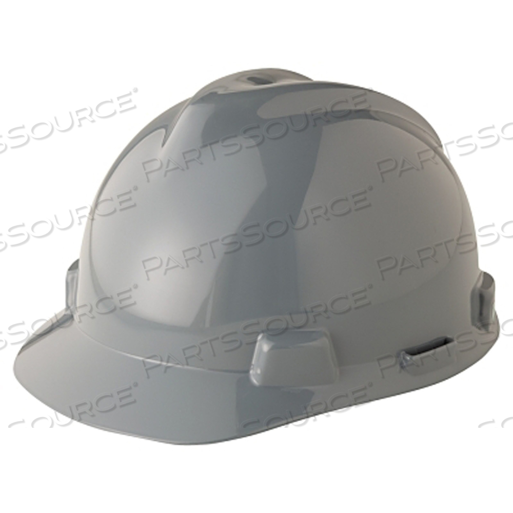 V-GARD HARD HATS, FRONT BRIM, FAS-TRAC SUSPENSION, NAVY GRAY by MSA Safety Sales, LLC
