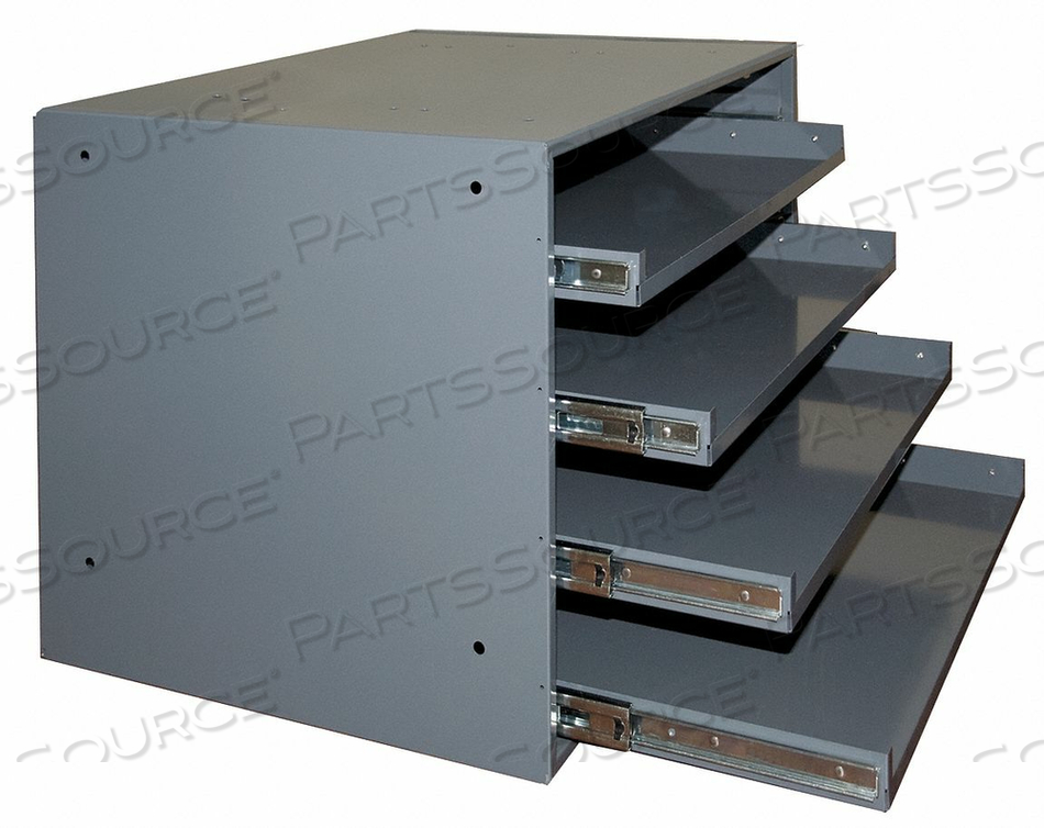 HEAVY DUTY BEARING RACK - FOR LARGE COMPARTMENT BOXES - FITS FOUR BOXES by Durham Manufacturing Company HEAVY DUTY BEARING RACK - FOR LARGE COMPARTMENT BOXES - FITS FOUR BOXES by Durham Manufacturing Company