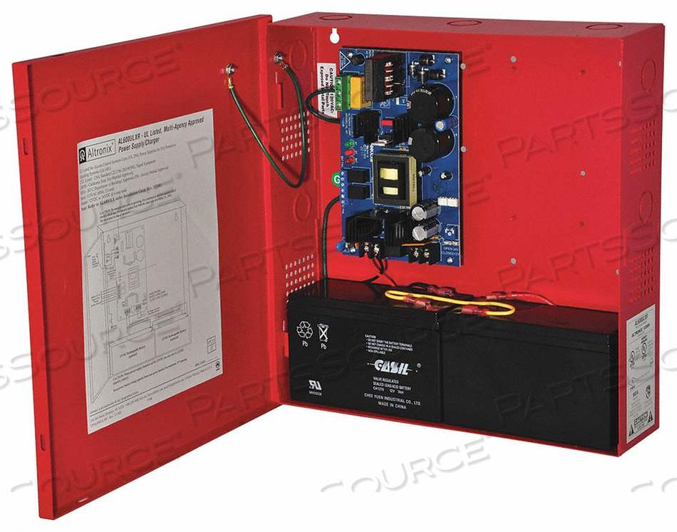 POWER SUPPLY 12VDC OR 24VDC @ 6A RED by Altronix Corporation POWER SUPPLY 12VDC OR 24VDC @ 6A RED by Altronix Corporation