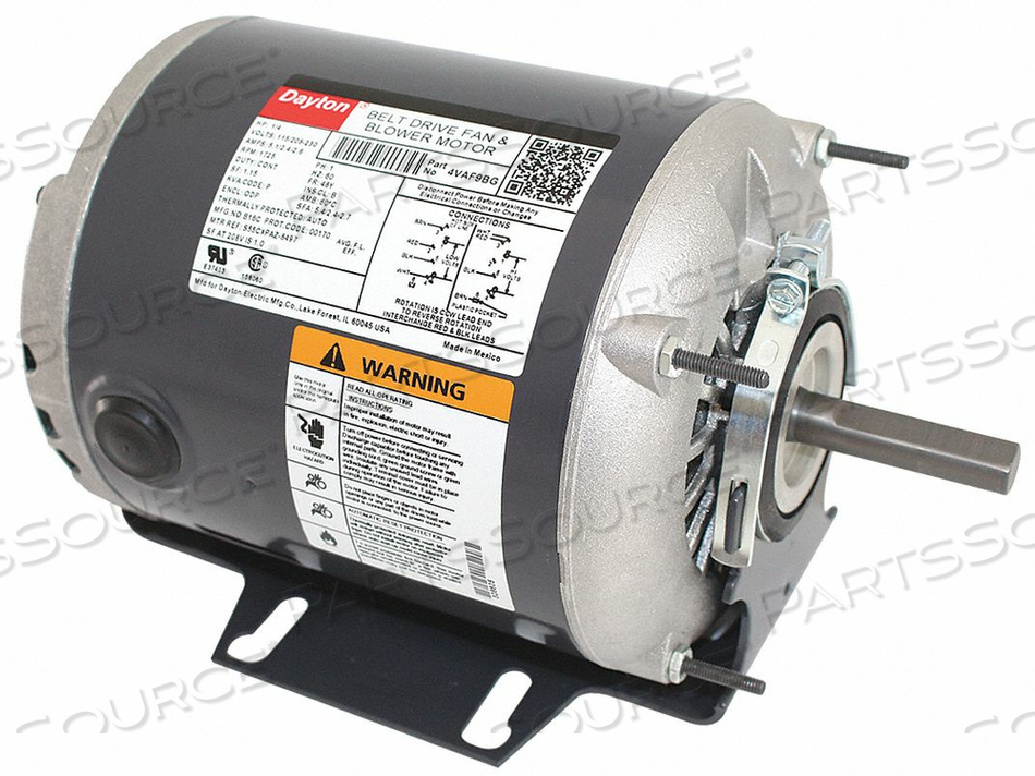 MOTOR SP PH 1/4 HP 1725 115/208-230V 48Y by DAYTON ELECTRIC MANUFACTURING CO MOTOR SP PH 1/4 HP 1725 115/208-230V 48Y by DAYTON ELECTRIC MANUFACTURING CO