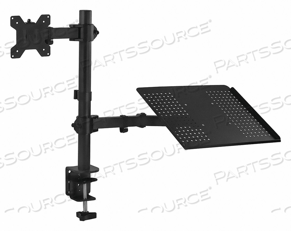 MONITOR DESK MOUNT W/ LAPTOP TRAY by Mount-It