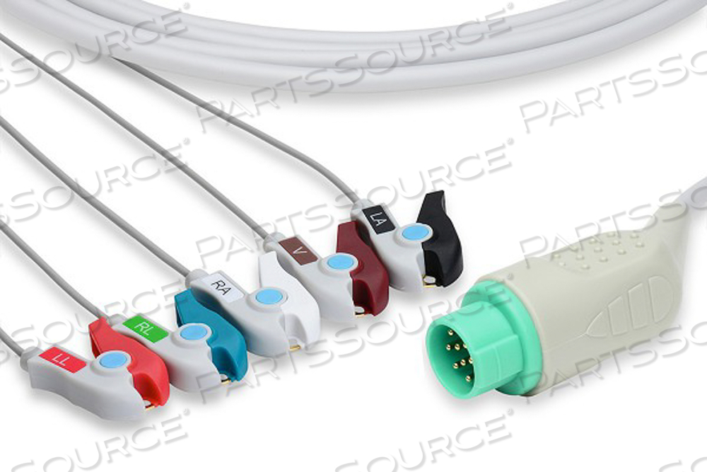 BIOLIGHT COMPATIBLE DIRECT-CONNECT ECG CABLE 