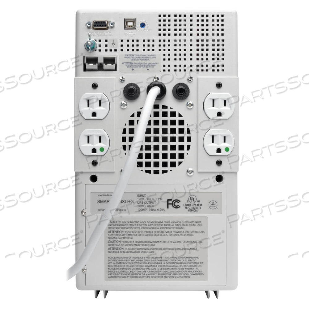 1000VA 750W UPS SMART TOWER HOSPITAL MEDICAL AVR 120V USB DB9 by Tripp Lite