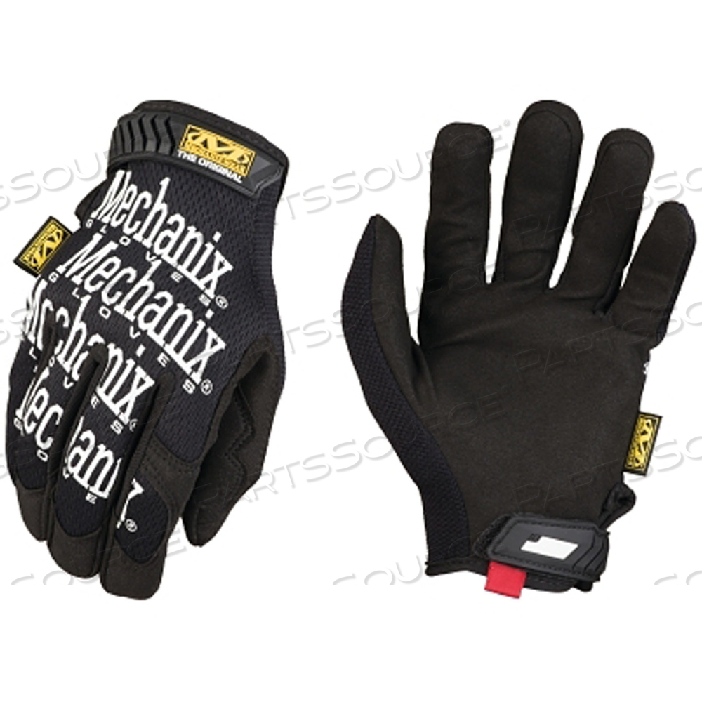 ORIGINAL GLOVE, NYLON, SYNTHETIC LEATHER, THERMAL PLASTIC RUBBER (TPR), TREKDRY, TRICOT, LARGE, BLACK by Mechanix Wear