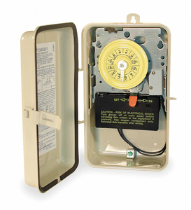 24-HOUR DPST 208-277 V MECHANICAL TIME SWITCH, DPST by Intermatic