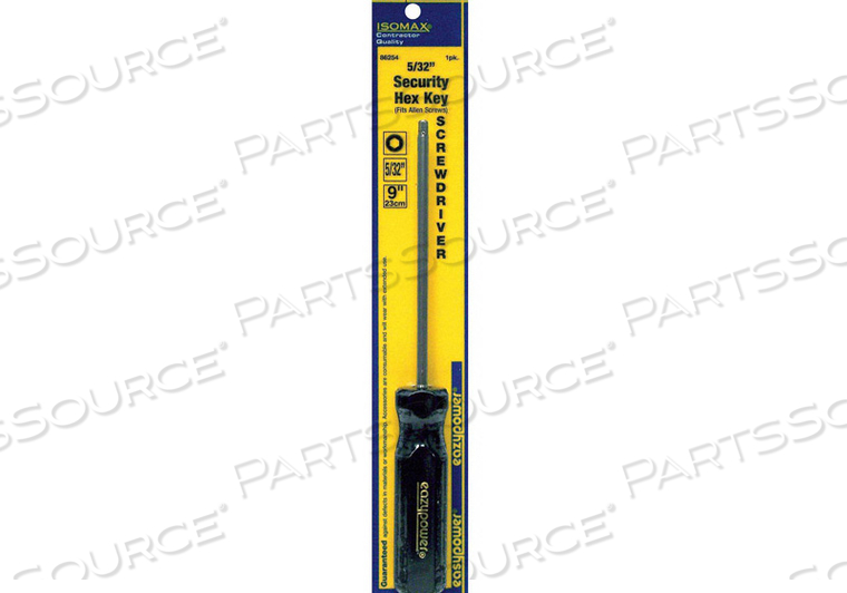 TAMPER RESIST SCREWDRIVER TR HEX 5/32X5 by Eazypower