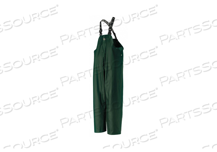 RAIN BIB OVERALL UNRATED GREEN XL by Helly Hansen